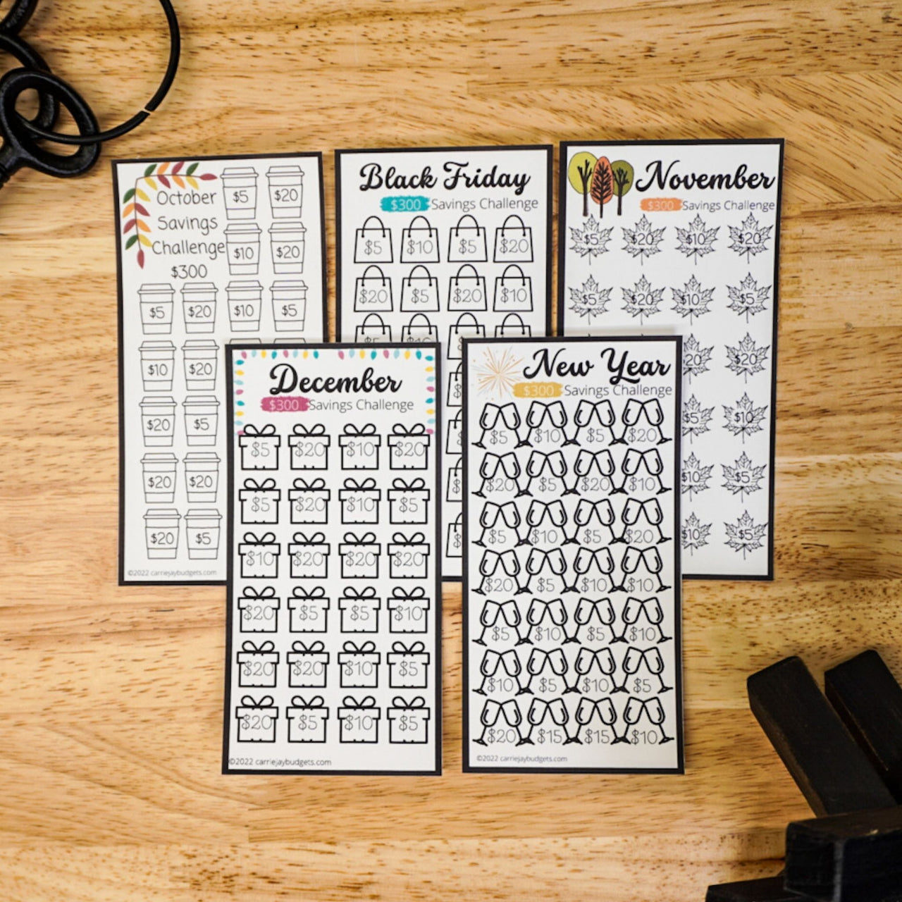 Fall and Winter Savings Challenge Set