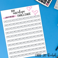 Thumbnail for Pink $10K 100 Envelope Challenge