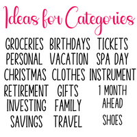 Thumbnail for Whimsical Blue Budget Binder with Custom Cash Envelopes