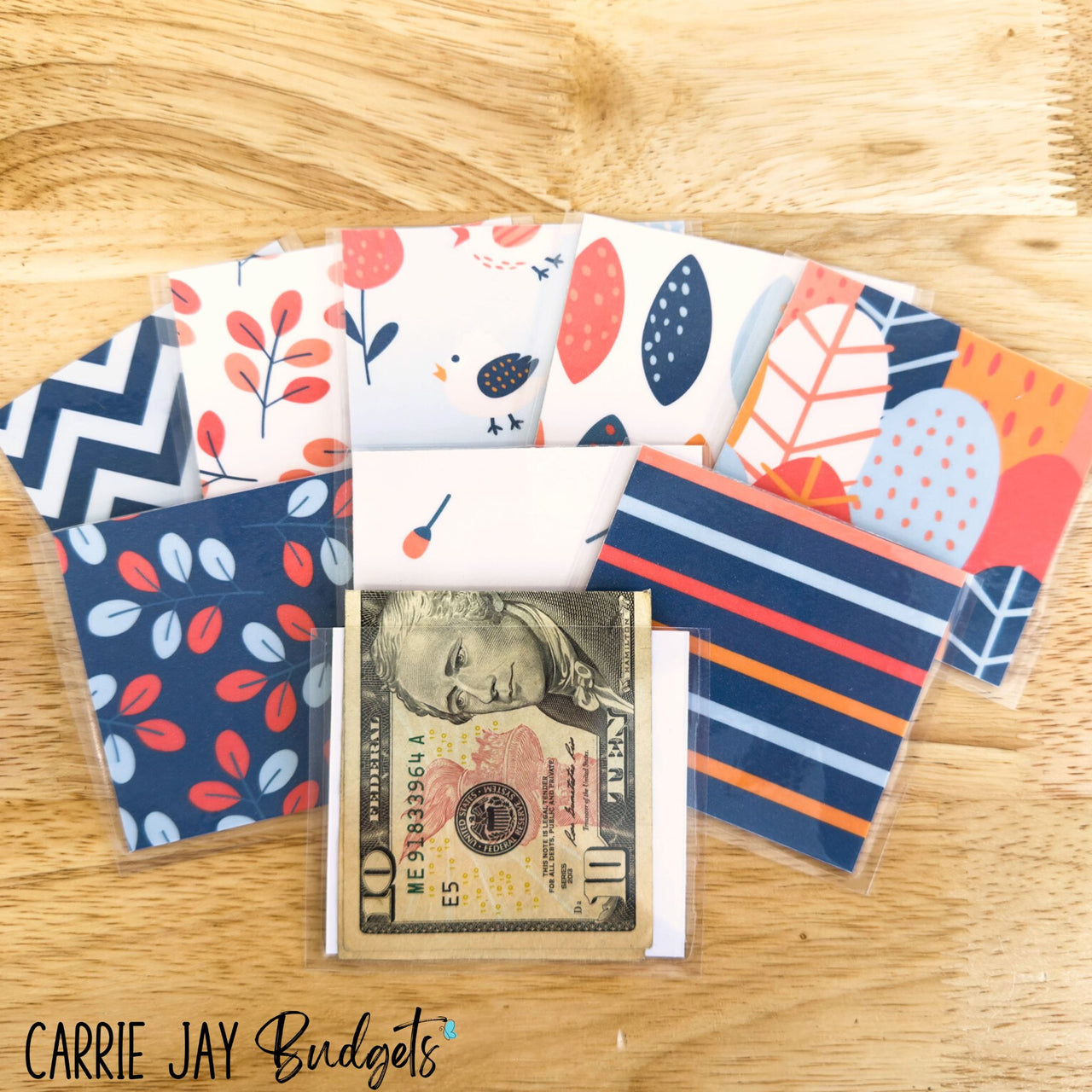 Spring 100 Envelope Challenge Box