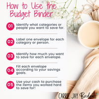 Thumbnail for Whimsical Blue Budget Binder with Custom Cash Envelopes