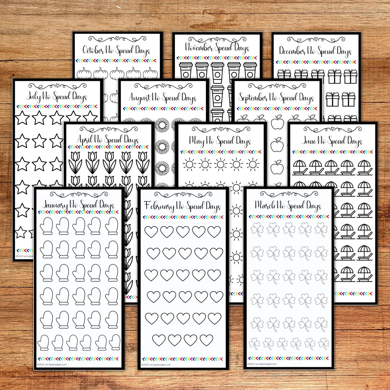 Cherry A6 Savings Challenge Starter Set