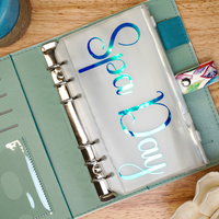 Thumbnail for Whimsical Blue Budget Binder with Custom Cash Envelopes